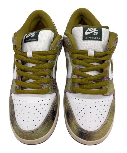 NIKE（ナイキ）NIKE (ナイキ) Alexis Sablone (アレクシス・サブローン) SB DUNK LOW PRO QS ホワイト×グリーン サイズ:27.5 未使用品の古着・服飾アイテム