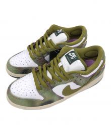 NIKE×Alexis Sablone（ナイキ×アレクシス・サブローン）の古着「スニーカーSB Dunk Low Pro "White and Pacific Moss" (SB ダンク ロー プロ "ホワイト アンド パシフィックモス")」｜ホワイト×グリーン