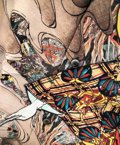 Sun Surf（サンサーフ）Sun Surf (サンサーフ) 月岡芳年 (ツキオカヨシトシ) アロハシャツ NEW STORY（ニューストーリー） サイズ:Mの古着・服飾アイテム