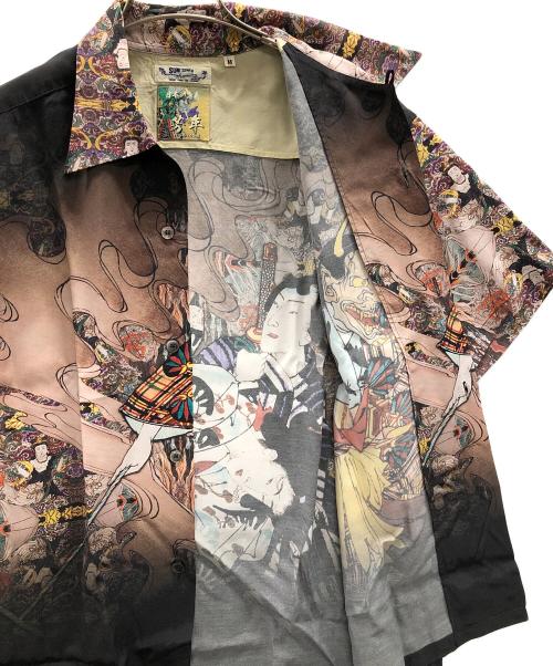 Sun Surf（サンサーフ）Sun Surf (サンサーフ) 月岡芳年 (ツキオカヨシトシ) アロハシャツ NEW STORY（ニューストーリー） サイズ:Mの古着・服飾アイテム