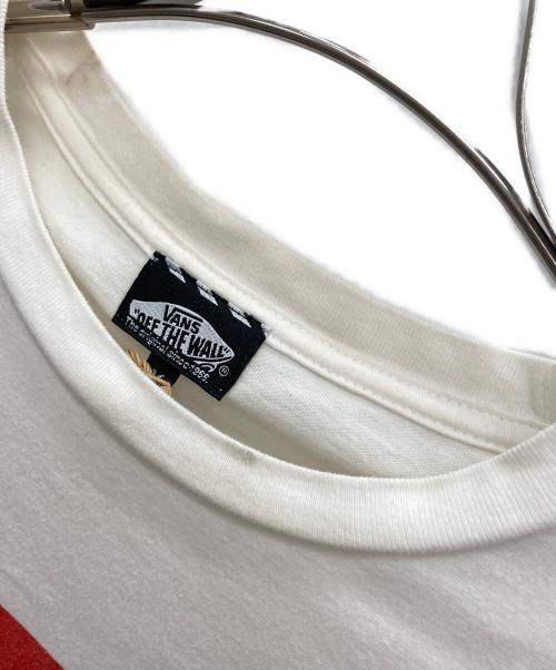 VANS（ヴァンズ）VANS (ヴァンズ) 半袖カットソー ホワイト サイズ:Ｍの古着・服飾アイテム