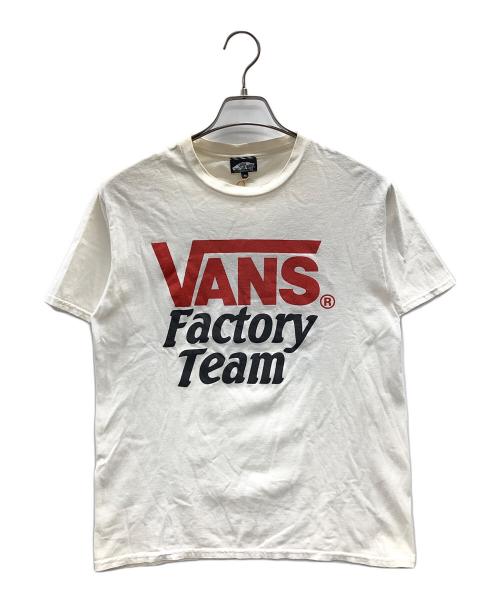 VANS（バンズ）VANS (バンズ) 半袖カットソー ホワイト サイズ:Mの古着・服飾アイテム
