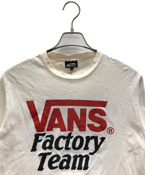 VANS（バンズ）VANS (バンズ) 半袖カットソー ホワイト サイズ:Mの古着・服飾アイテム