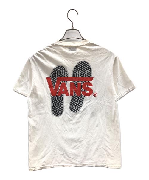 VANS（バンズ）VANS (バンズ) 半袖カットソー ホワイト サイズ:Mの古着・服飾アイテム