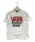 VANS（バンズ）の古着「半袖カットソー」｜ホワイト