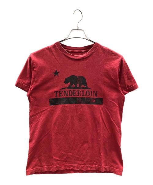 TENDERLOIN（テンダーロイン）TENDERLOIN (テンダーロイン) 半袖カットソー レッド サイズ:MEDIUMの古着・服飾アイテム