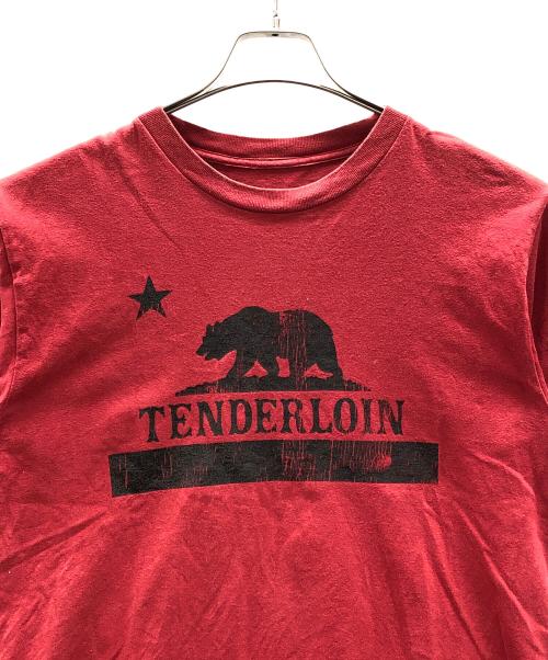 TENDERLOIN（テンダーロイン）TENDERLOIN (テンダーロイン) 半袖カットソー レッド サイズ:MEDIUMの古着・服飾アイテム