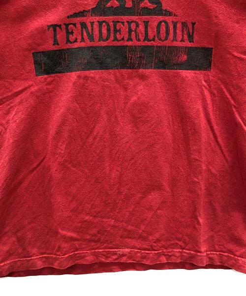 TENDERLOIN（テンダーロイン）TENDERLOIN (テンダーロイン) 半袖カットソー レッド サイズ:MEDIUMの古着・服飾アイテム