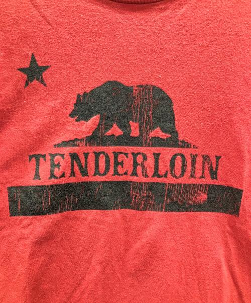 TENDERLOIN（テンダーロイン）TENDERLOIN (テンダーロイン) 半袖カットソー レッド サイズ:MEDIUMの古着・服飾アイテム