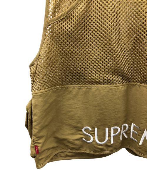 THE NORTH FACE（ザ ノース フェイス）THE NORTH FACE (ザ ノース フェイス) SUPREME (シュプリーム) メッシュベスト Cargo Vest（カーゴ ベスト） カーキ サイズ:SPの古着・服飾アイテム