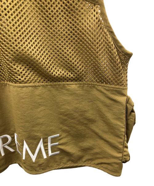 THE NORTH FACE（ザ ノース フェイス）THE NORTH FACE (ザ ノース フェイス) SUPREME (シュプリーム) メッシュベスト Cargo Vest（カーゴ ベスト） カーキ サイズ:SPの古着・服飾アイテム