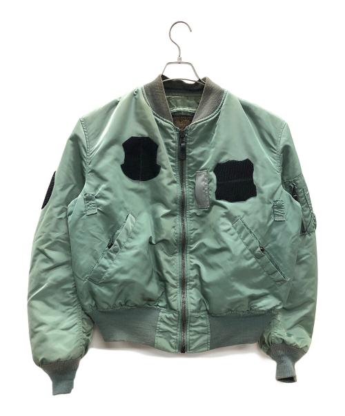 ALPHA（アルファ）ALPHA (アルファ) MA-1ジャケット オリーブ サイズ:LARGEの古着・服飾アイテム