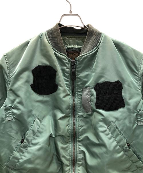 ALPHA（アルファ）ALPHA (アルファ) MA-1ジャケット オリーブ サイズ:LARGEの古着・服飾アイテム