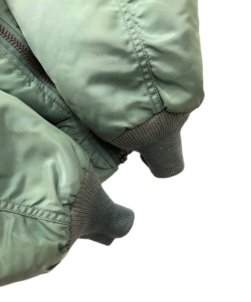 ALPHA（アルファ）ALPHA (アルファ) MA-1ジャケット オリーブ サイズ:LARGEの古着・服飾アイテム