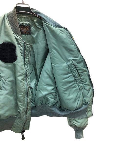 ALPHA（アルファ）ALPHA (アルファ) MA-1ジャケット オリーブ サイズ:LARGEの古着・服飾アイテム