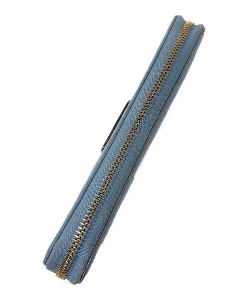 GUCCI（グッチ）GUCCI (グッチ) 長財布 マイクログッチシマ スカイブルー サイズ:実寸サイズにてご確認下さい。の古着・服飾アイテム