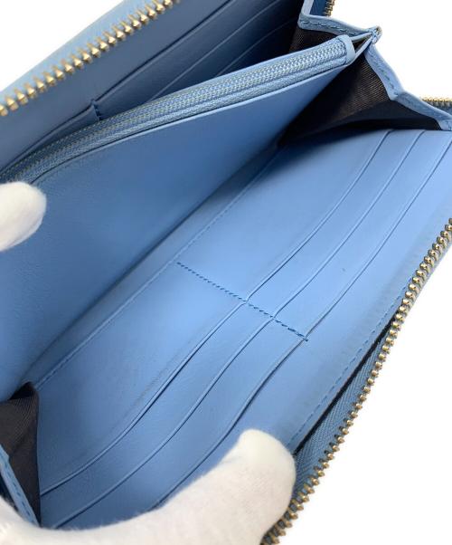 GUCCI（グッチ）GUCCI (グッチ) 長財布 マイクログッチシマ スカイブルー サイズ:実寸サイズにてご確認下さい。の古着・服飾アイテム