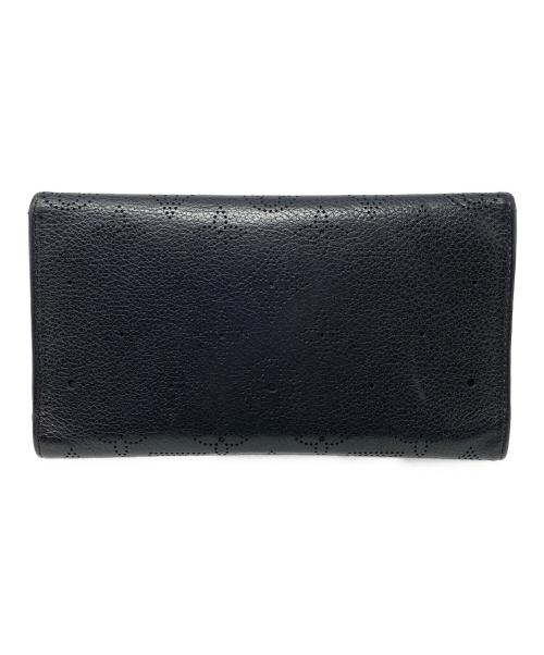 LOUIS VUITTON（ルイ ヴィトン）LOUIS VUITTON (ルイ ヴィトン) 長財布 マヒナ ポルトフォイユ・アメリア ブラック サイズ:実寸サイズにてご確認下さい。の古着・服飾アイテム