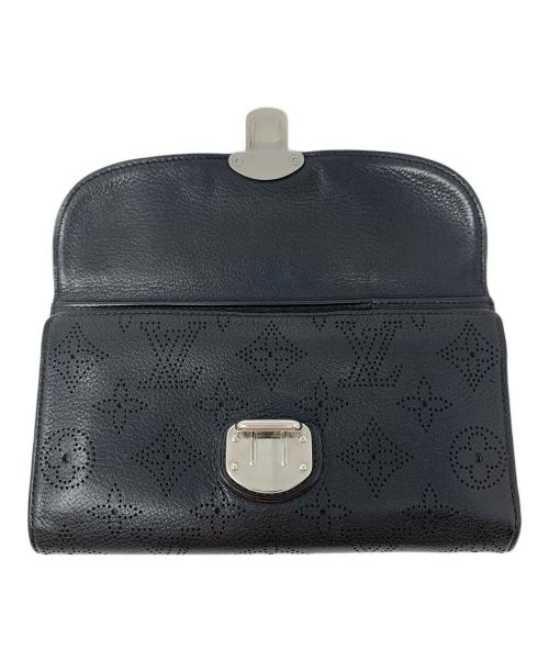 LOUIS VUITTON（ルイ ヴィトン）LOUIS VUITTON (ルイ ヴィトン) 長財布 マヒナ ポルトフォイユ・アメリア ブラック サイズ:実寸サイズにてご確認下さい。の古着・服飾アイテム