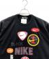 NIKE (ナイキ) COMME des GARCONS (コムデギャルソン) Tシャツ ブラック サイズ:M 未使用品：8000円