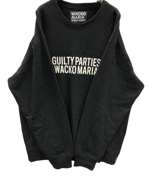 WACKO MARIA（ワコマリア）WACKO MARIA (ワコマリア) ヘビーウエイト クルーネック スウェットシャツ ブラック サイズ:XXLの古着・服飾アイテム