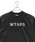 WTAPS (ダブルタップス) Tシャツ ブラック×ホワイト サイズ:X 04：15000円