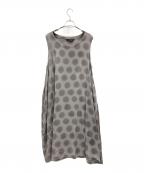 MOYURUモユル）の古着「ノースリーブワンピース」｜グレー