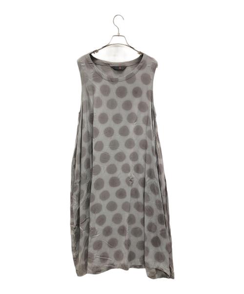 MOYURU（モユル）MOYURU (モユル) ノースリーブワンピース グレー サイズ:M-Lの古着・服飾アイテム