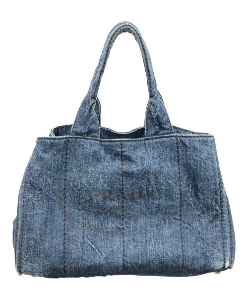 PRADA（プラダ）PRADA (プラダ) トートバッグ カナパ インディゴ サイズ:実寸サイズにてご確認ください。の古着・服飾アイテム