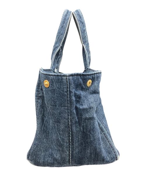 PRADA（プラダ）PRADA (プラダ) トートバッグ カナパ インディゴ サイズ:実寸サイズにてご確認ください。の古着・服飾アイテム