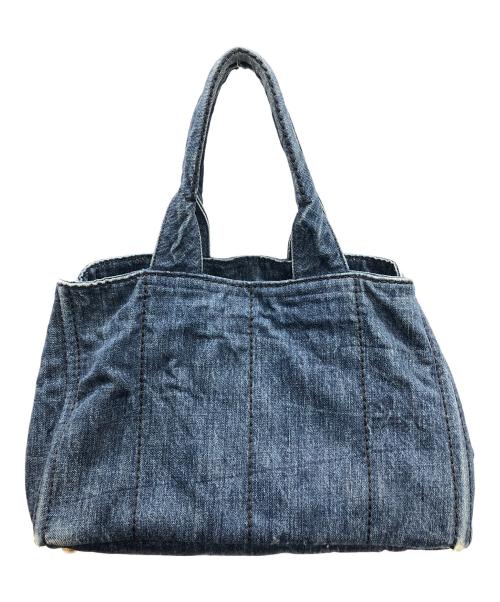 PRADA（プラダ）PRADA (プラダ) トートバッグ カナパ インディゴ サイズ:実寸サイズにてご確認ください。の古着・服飾アイテム