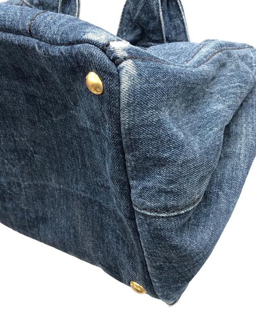 PRADA（プラダ）PRADA (プラダ) トートバッグ カナパ インディゴ サイズ:実寸サイズにてご確認ください。の古着・服飾アイテム