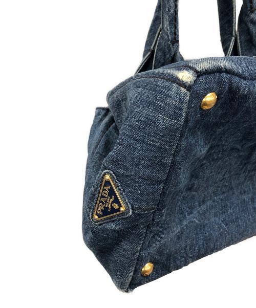 PRADA（プラダ）PRADA (プラダ) トートバッグ カナパ インディゴ サイズ:実寸サイズにてご確認ください。の古着・服飾アイテム