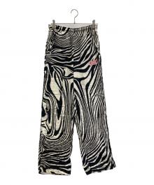 COOL T.M（クールティーエム）の古着「ZEBRA TRACKSUIT PANTS（ゼブラ トラックスーツ パンツ）」｜ホワイト×ブラック