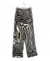 COOL T.M（クールティーエム）の古着「ZEBRA TRACKSUIT PANTS（ゼブラ トラックスーツ パンツ）」｜ホワイト×ブラック