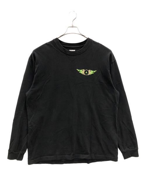 ALCHEMIST（アルケミスト）ALCHEMIST (アルケミスト) スウェット バックプリント ロングスリーブティー HELL OR HIGH WATER（ヘル オア ハイ ウォーター） ブラック サイズ:XLの古着・服飾アイテム