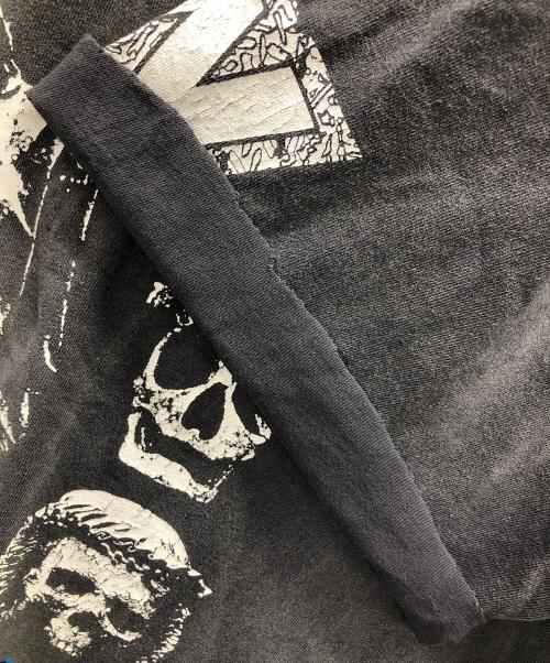 SAINT MICHAEL（セントマイケル）SAINT MICHAEL (セントマイケル) LS TEE SURVIVE（ロングスリーブTシャツ サヴァイヴ） グレー サイズ:XXXLの古着・服飾アイテム