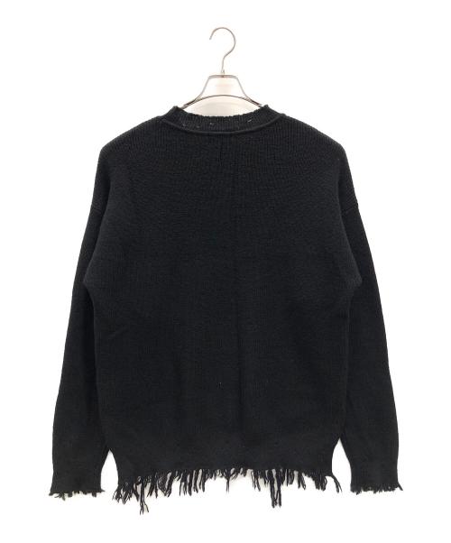 BREATH（ブレス）BREATH (ブレス) ダメージニット ブラック サイズ:実寸サイズにてご確認ください。の古着・服飾アイテム