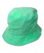 PEACEMINUSONEピースマイナスワン）の古着「コーデュロイハット」｜グリーン