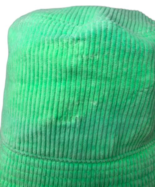 PEACEMINUSONE（ピースマイナスワン）PEACEMINUSONE (ピースマイナスワン) コーデュロイハット グリーン サイズ:実寸サイズにてご確認ください。の古着・服飾アイテム