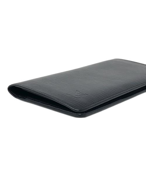 LOUIS VUITTON（ルイ ヴィトン）LOUIS VUITTON (ルイ ヴィトン) 長財布 エピ ポルトフォイユ ブラザ ブラック サイズ:実寸サイズにてご確認ください。の古着・服飾アイテム
