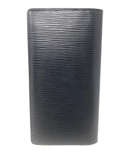 LOUIS VUITTON（ルイ ヴィトン）LOUIS VUITTON (ルイ ヴィトン) 長財布 エピ ポルトフォイユ ブラザ ブラック サイズ:実寸サイズにてご確認ください。の古着・服飾アイテム