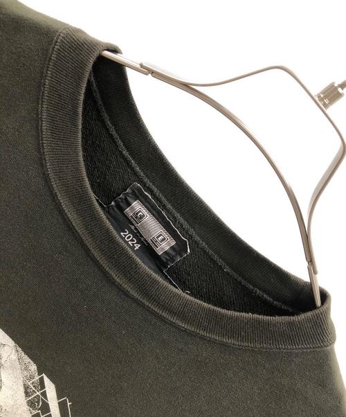 CAV EMPT（シーイー）CAV EMPT (シーイー) スウェット WASHED DIMENSIONS CREW NECK（ウォッシュド ディメンションズ クルー ネック） ブラック サイズ:XLの古着・服飾アイテム