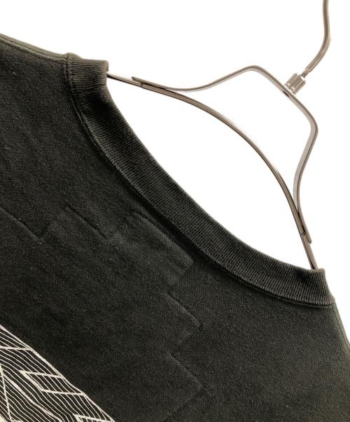 CAV EMPT（シーイー）CAV EMPT (シーイー) スウェット WASHED DIMENSIONS CREW NECK（ウォッシュド ディメンションズ クルー ネック） ブラック サイズ:XLの古着・服飾アイテム