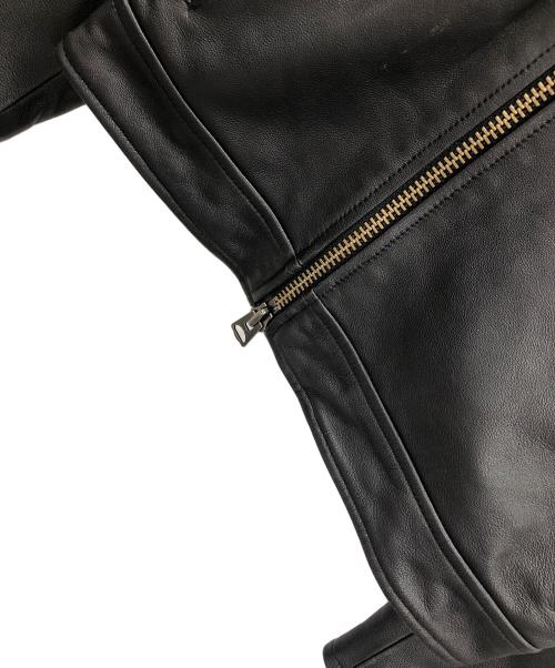 BACK NUMBER（バックナンバー）BACK NUMBER (バックナンバー) ダブルライダースジャケット ブラック サイズ:Lの古着・服飾アイテム