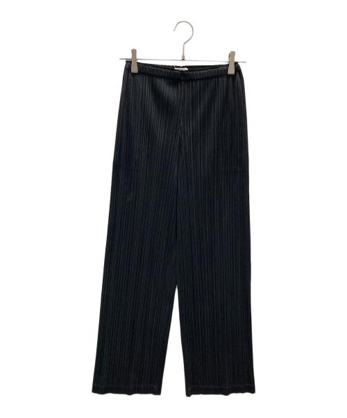 ISSEY MIYAKE（イッセイミヤケ）ISSEY MIYAKE (イッセイミヤケ) イージーパンツ PLEATS PLEASE（プリーツ プリーズ） ブラック サイズ:2の古着・服飾アイテム