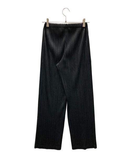 ISSEY MIYAKE（イッセイミヤケ）ISSEY MIYAKE (イッセイミヤケ) イージーパンツ PLEATS PLEASE（プリーツ プリーズ） ブラック サイズ:2の古着・服飾アイテム