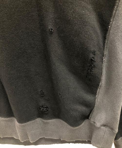 Needles（ニードルズ）Needles (ニードルズ) パーカー 2-Tone Sweat Hoodie（ツー-トーン スウェット フーディ） ブラック サイズ:Lの古着・服飾アイテム