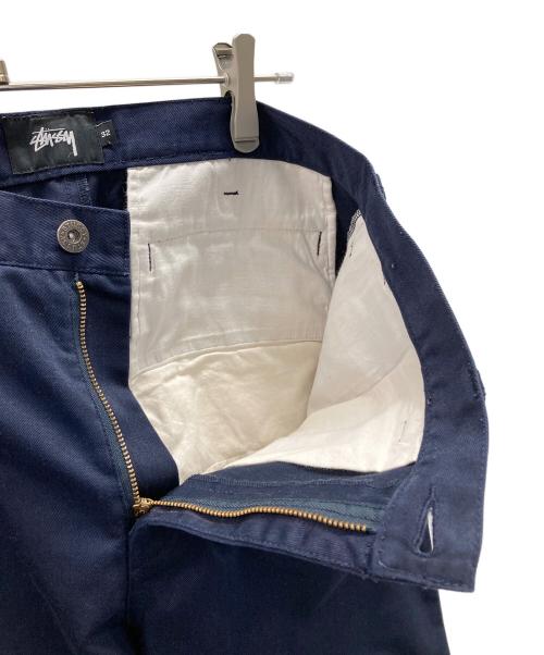 stussy（ステューシー）stussy (ステューシー) ワークパンツ ネイビー サイズ:32の古着・服飾アイテム