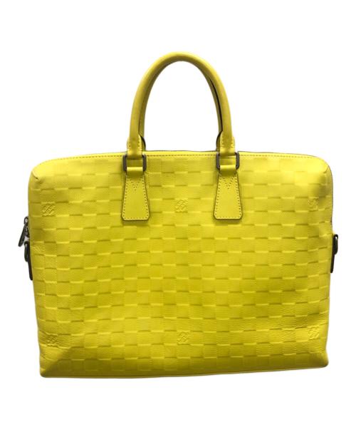 LOUIS VUITTON（ルイ ヴィトン）LOUIS VUITTON (ルイ ヴィトン) 2WAYバッグ ハンドバッグ ショルダーバッグ ダミエアンフィニ ポルトドキュマンジュール イエロー サイズ:実寸サイズにてご確認ください。の古着・服飾アイテム